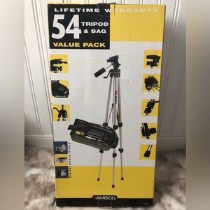 AMBICO 54 Inch Tripod & Camera Bag